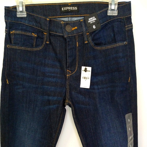 Express Ankle Legging Mid Rise Jeans NWT - Picture 5 of 12